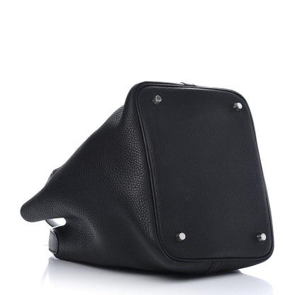 Hermes Taurillon Clemence Picotin Lock 22 MM Black 4 of 14