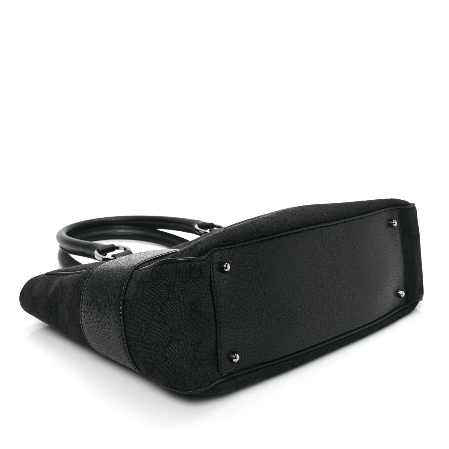 Gucci Monogram Shoulder Bag Black 4 of 11