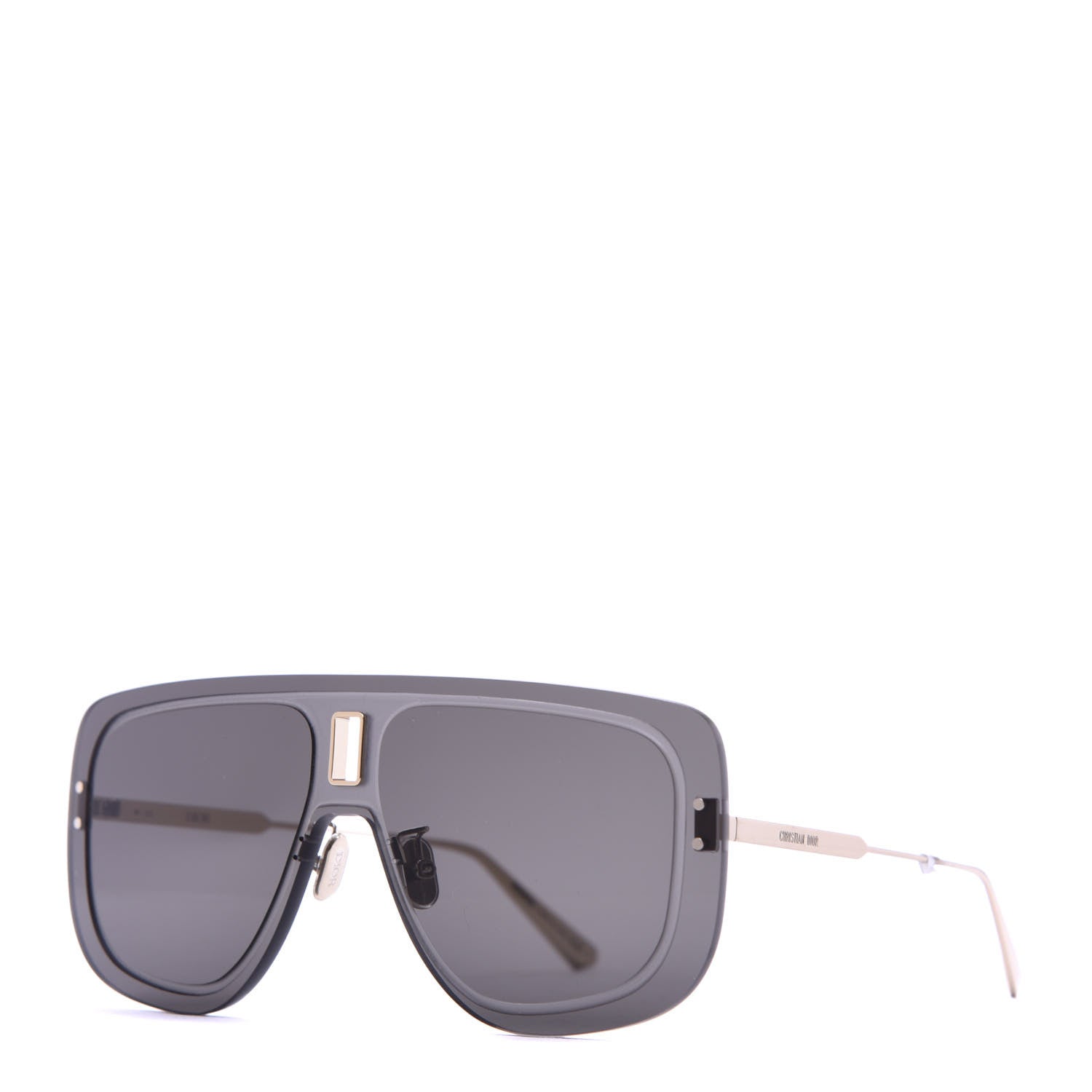 Christian Dior UltraDior Mask Sunglasses Gold Grey 1 of 7