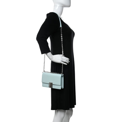 Givenchy Patent Textured Goatskin Small 4G Crossbody Sky Blue 2 of 8