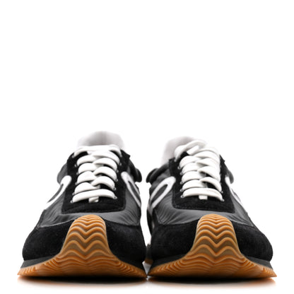 Loewe Nylon Suede Flow Runners Sneakers 42 Black 3 of 11