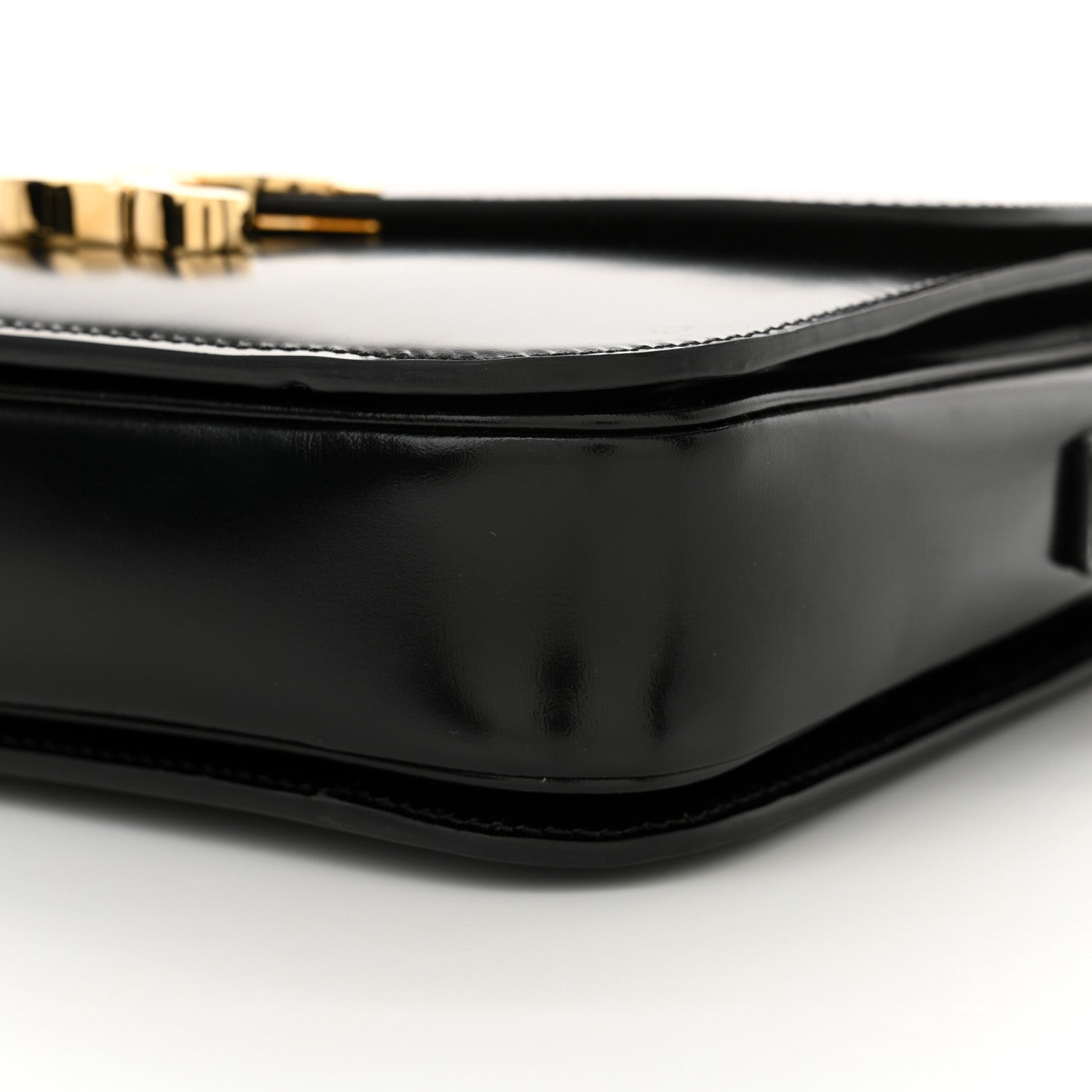 Celine Shiny Calfskin Medium Triomphe Black 11 of 11