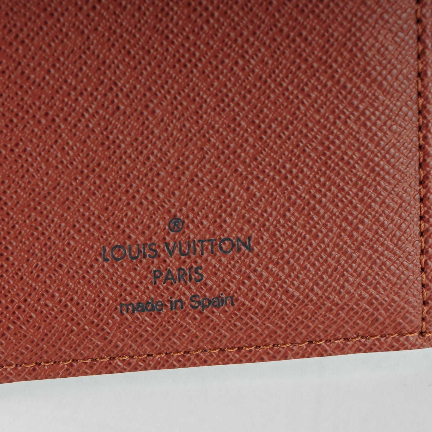 Monogram Pocket Agenda Cover