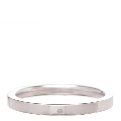 Chopard 18K White Gold 2.5mm Wedding Band Ring 8.5 1 of 4