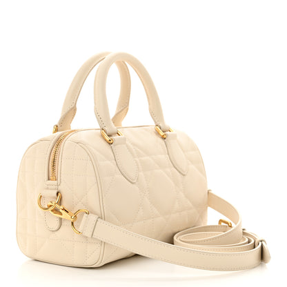 Christian Dior Calfskin Macrocannage Groove 20 Bag Dusty Ivory 3 of 13