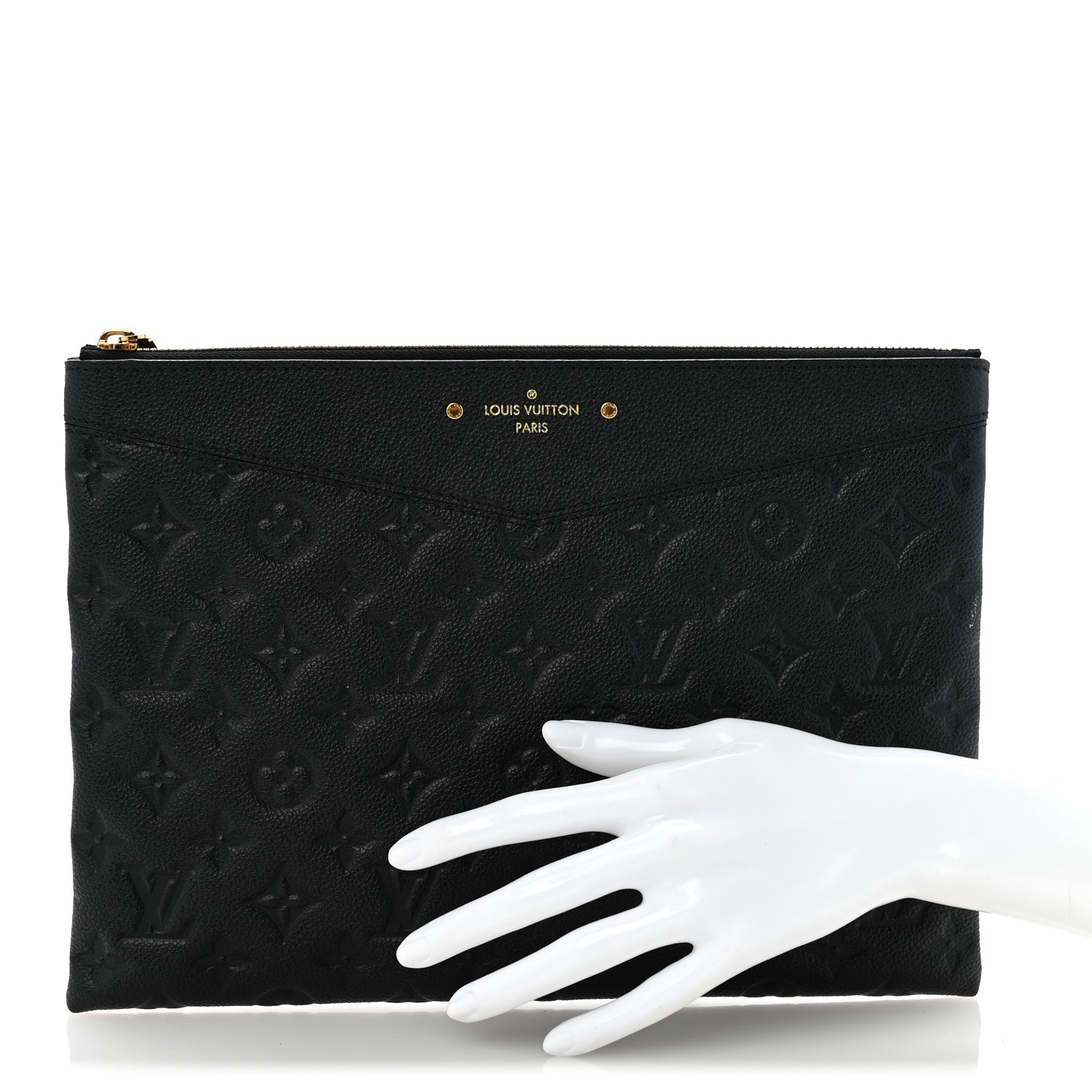 Louis Vuitton Empreinte Daily Pouch Black 2 of 8