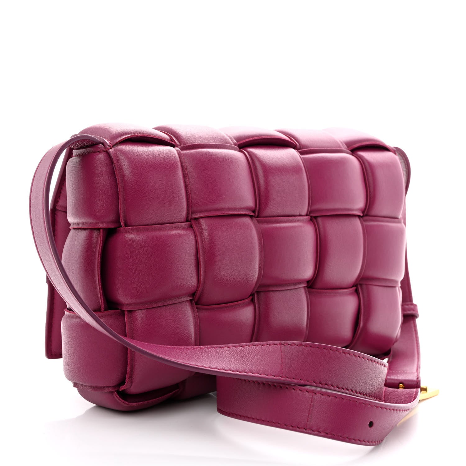 Bottega Veneta Nappa Maxi Intreccio Padded Cassette Crossbody Bag Cinnabar 3 of 10
