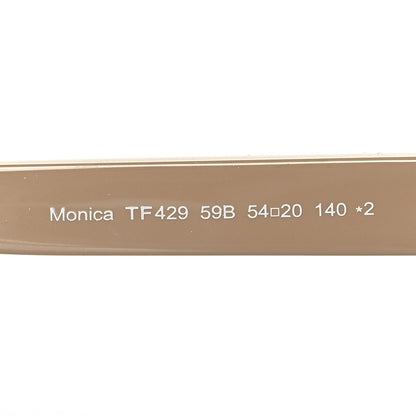 Tom Ford Monica Round Sunglasses TF429 Gold 6 of 7