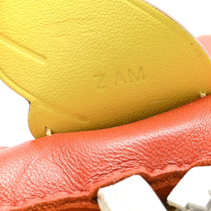 Hermes Milo Lambskin Grigri Rodeo Pegase Horse Bag Charm PM Cornaline Bleu Brume Lime 3 of 5