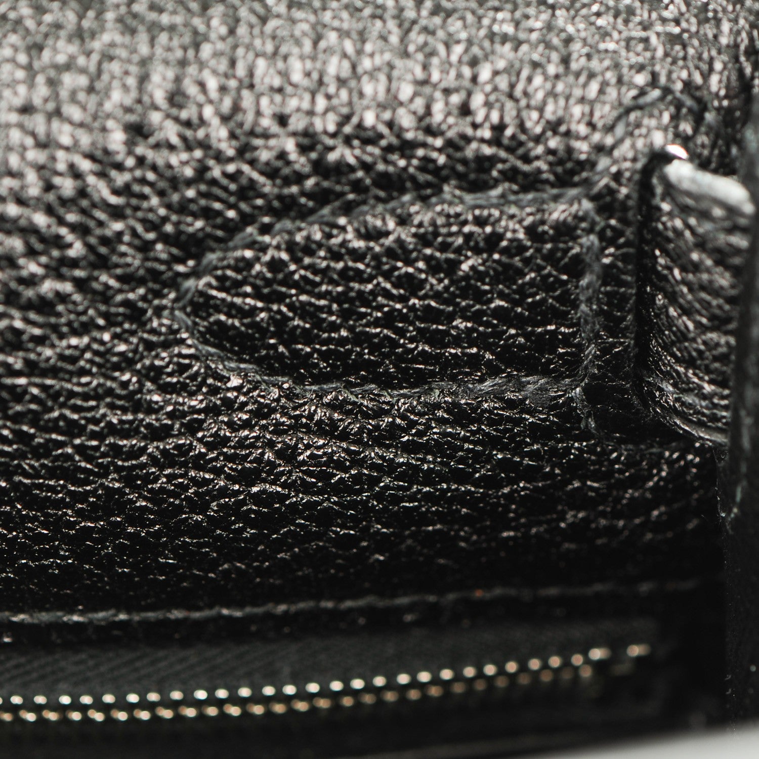 Hermes Chevre de Coromandel Kelly Sellier 28 Black 18 of 24
