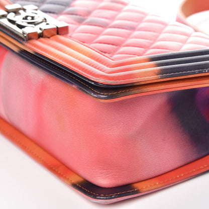 Chanel Lambskin Quilted Medium Flower Power Boy Flap 9 of 11