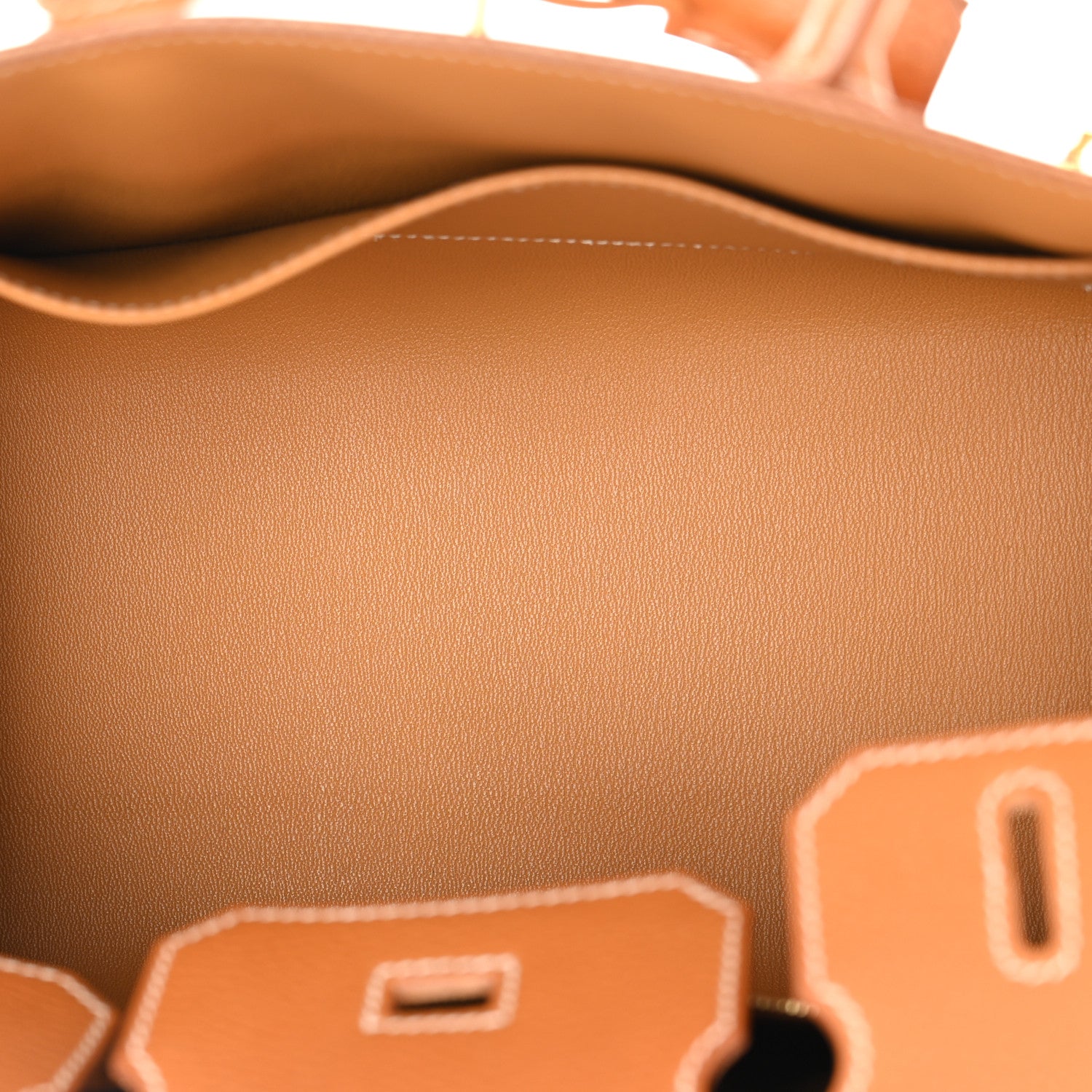 Hermes Vache Naturelle Grainee Birkin Sellier 30 Natural Sable 5 of 12