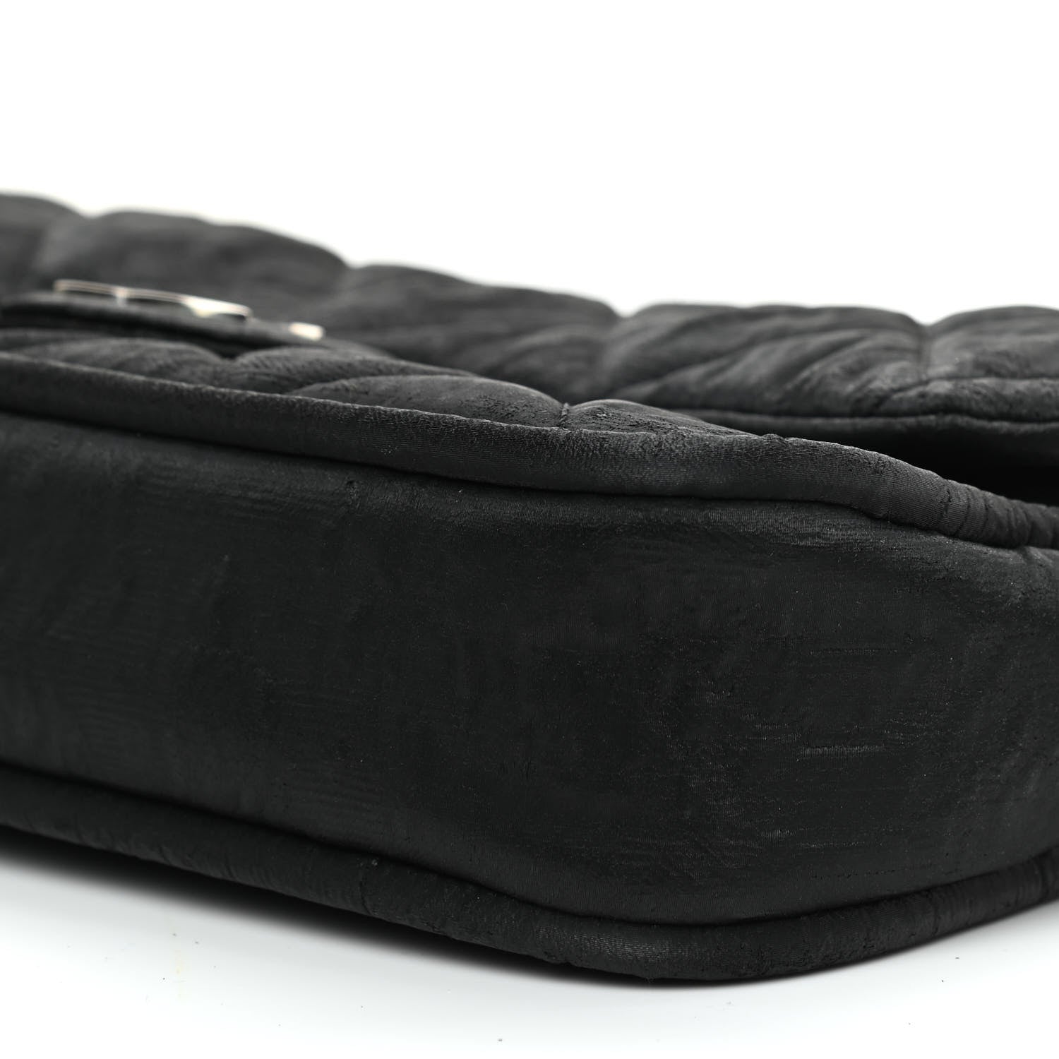 Chanel Coated Canvas Quilted Le Marais Flap Black 9 of 9