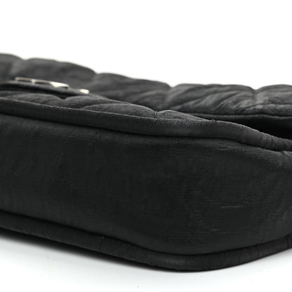 Chanel Coated Canvas Quilted Le Marais Flap Black 9 of 9