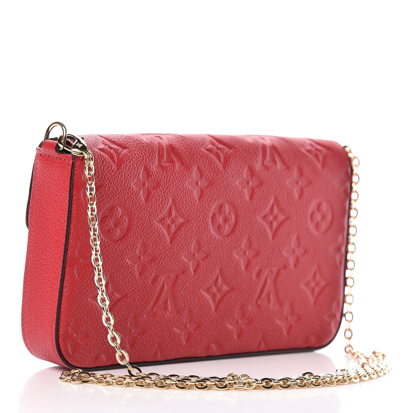 Empreinte Pochette Felicie Chain Wallet Cherry