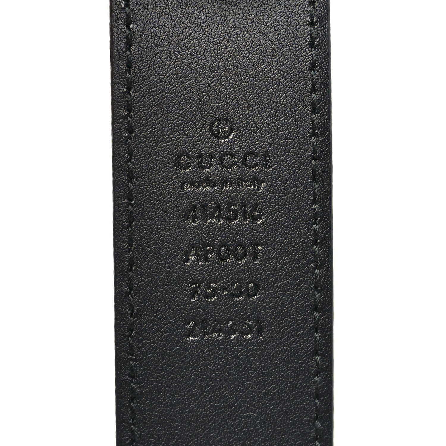 Gucci Calfskin Double G 30mm Belt 75 30 Black 4 of 6