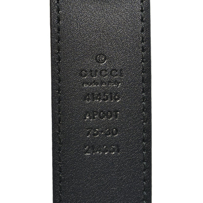 Gucci Calfskin Double G 30mm Belt 75 30 Black 4 of 6