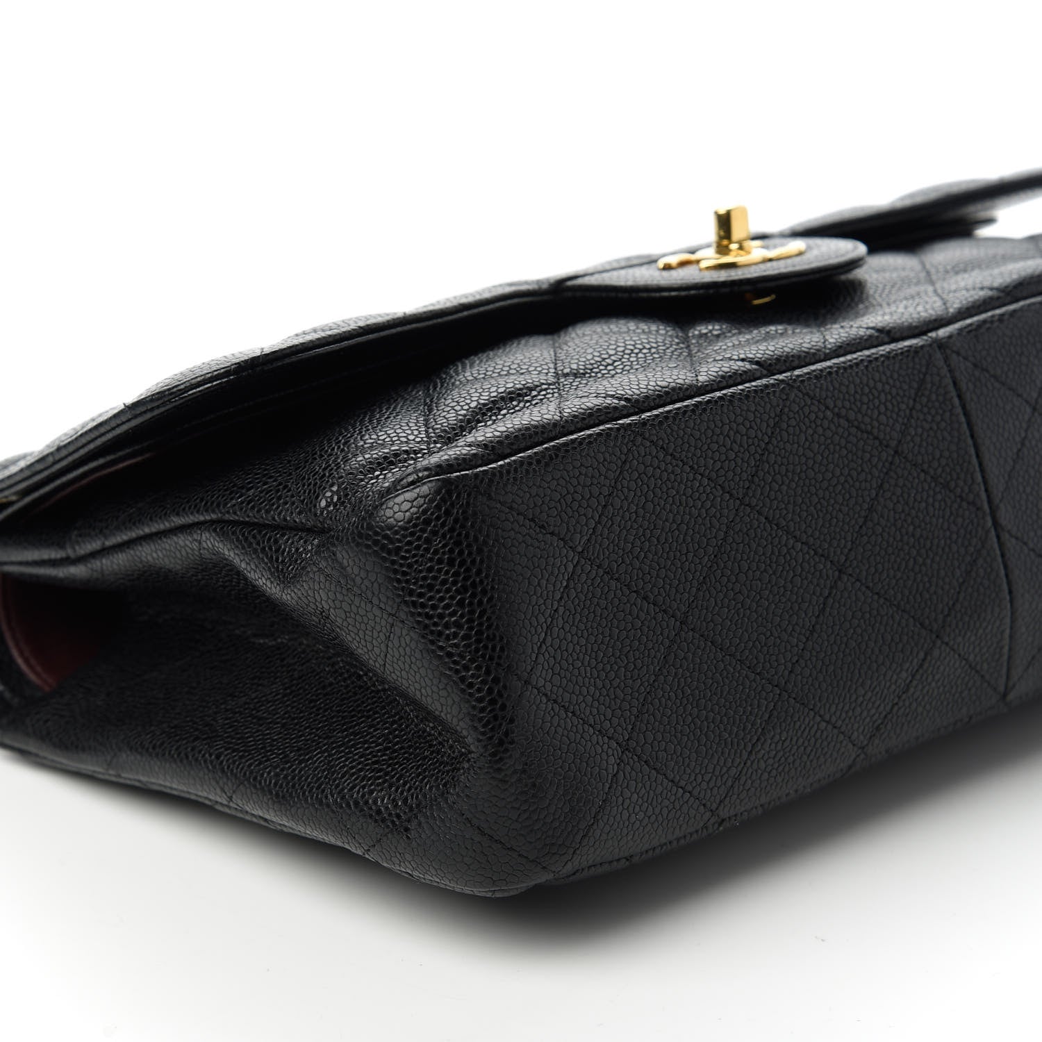 Chanel Caviar Quilted Jumbo Double Flap Black 6 of 10