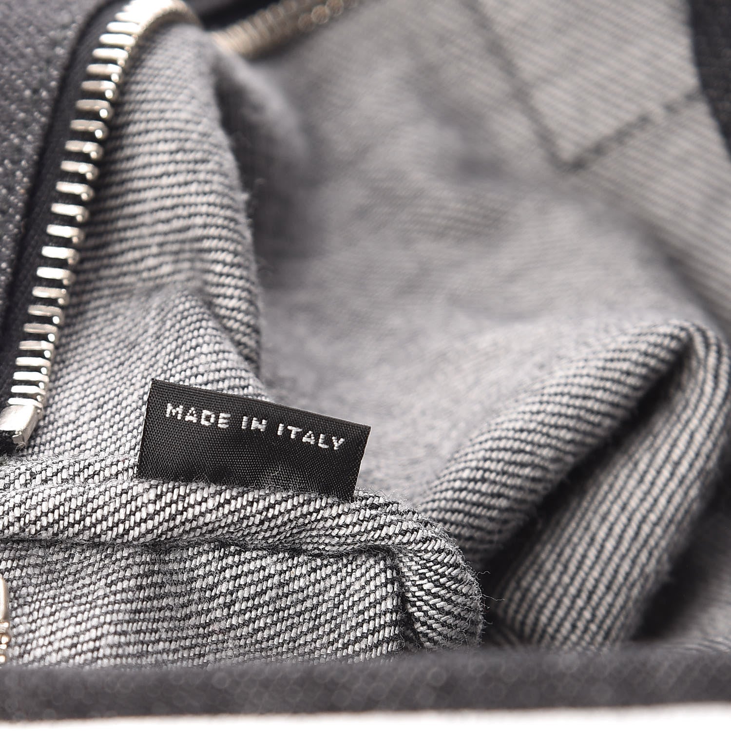 Miu Miu Denim Print Shopping Tote Black 7 of 11