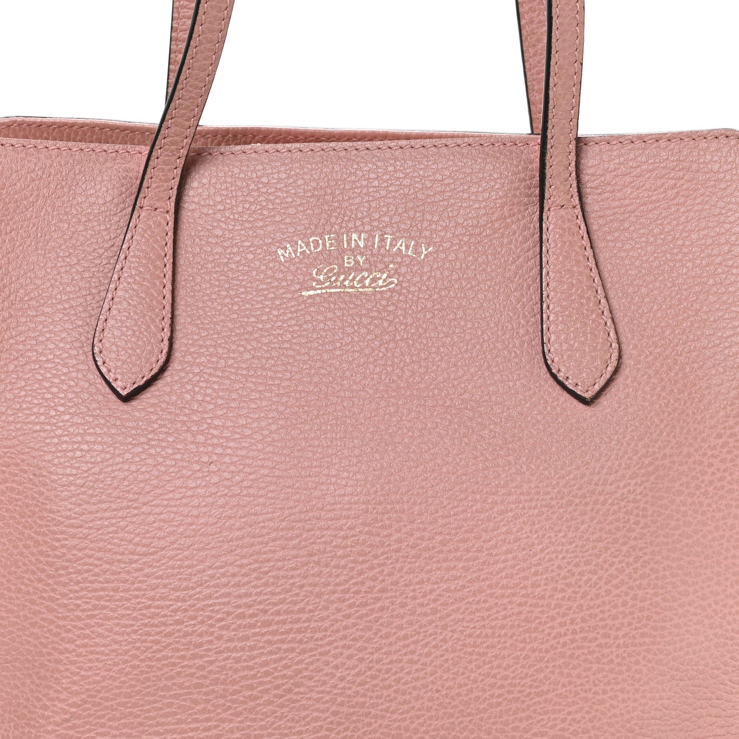 Gucci Dollar Calfskin Small Swing Tote Soft Pink 7 of 10