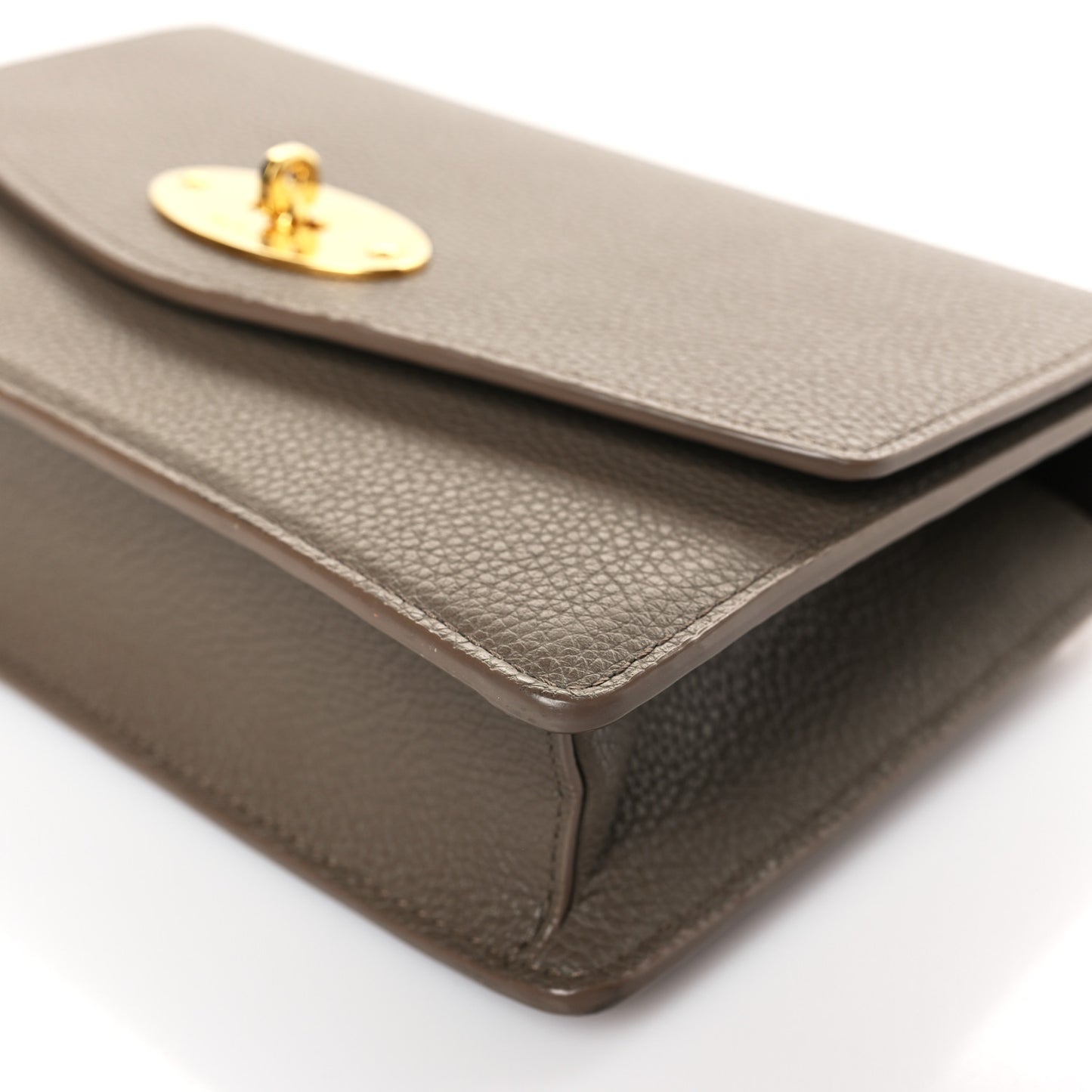 Small Classic Grain Calfskin Small Darley Clay