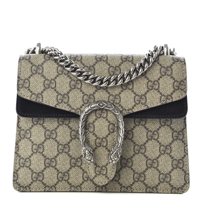 Gucci GG Supreme Monogram Mini Dionysus Shoulder Bag Black 1 of 9