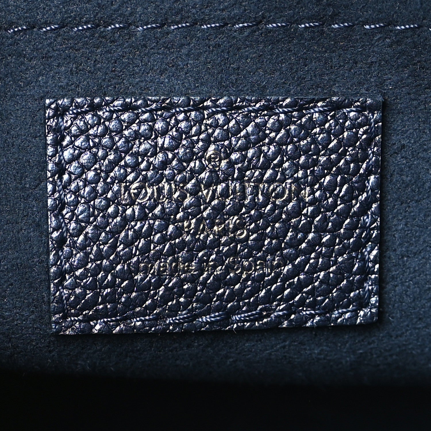 Louis Vuitton Empreinte Monogram Giant Speedy Bandouliere 20 Navy Nacre 6 of 8