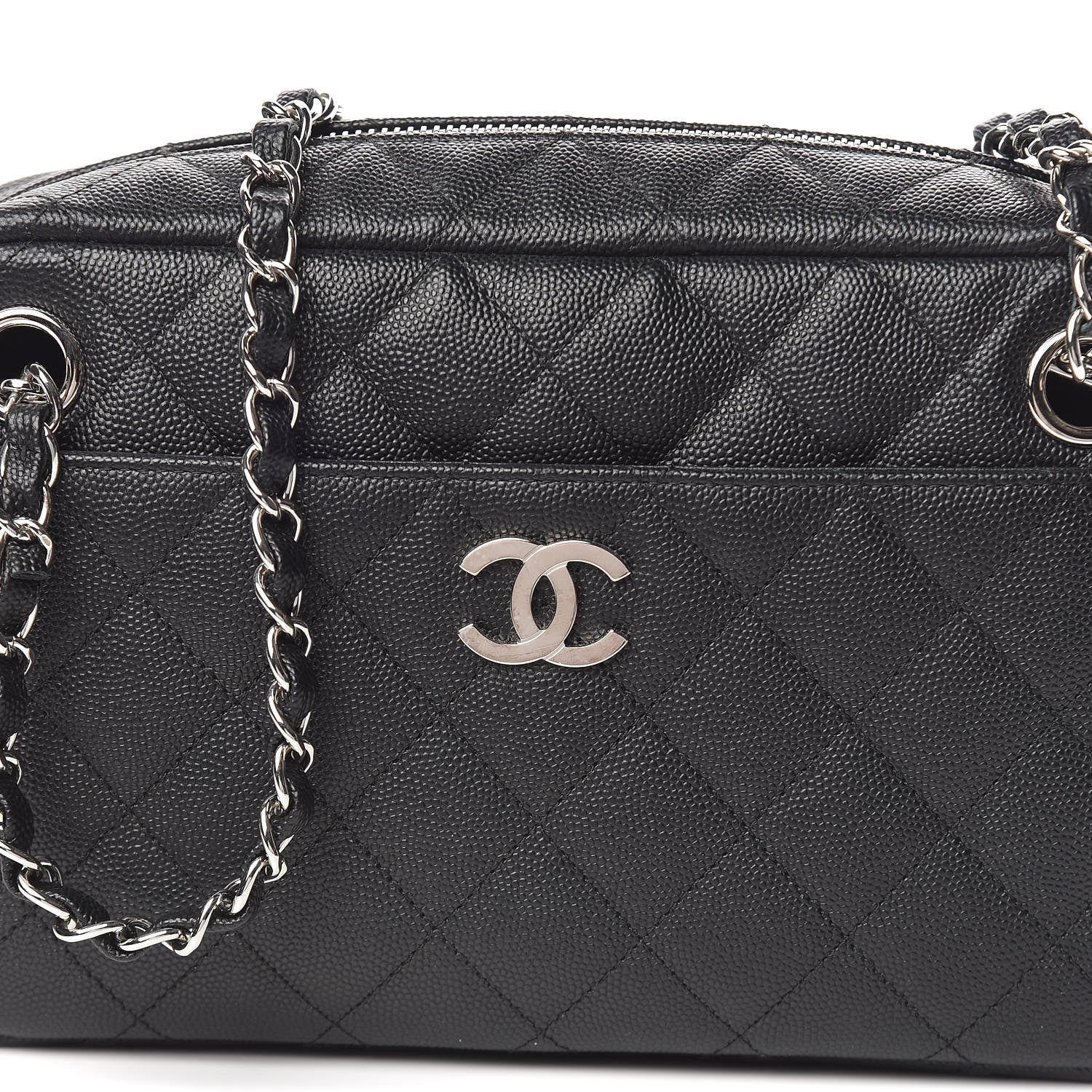 Chanel Caviar Quilted Camera Case Black 8 of 11