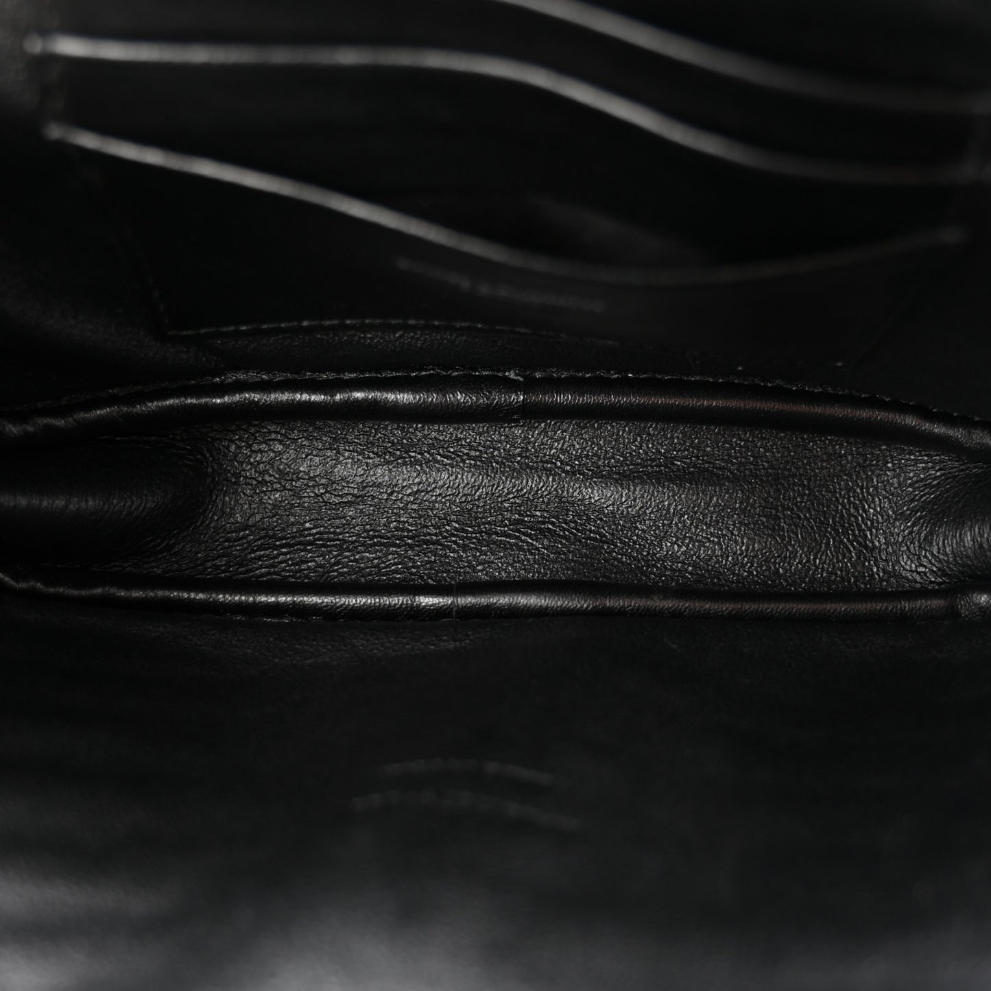 Grain De Poudre Matelasse Monogram Mini Lou Camera Bag Black