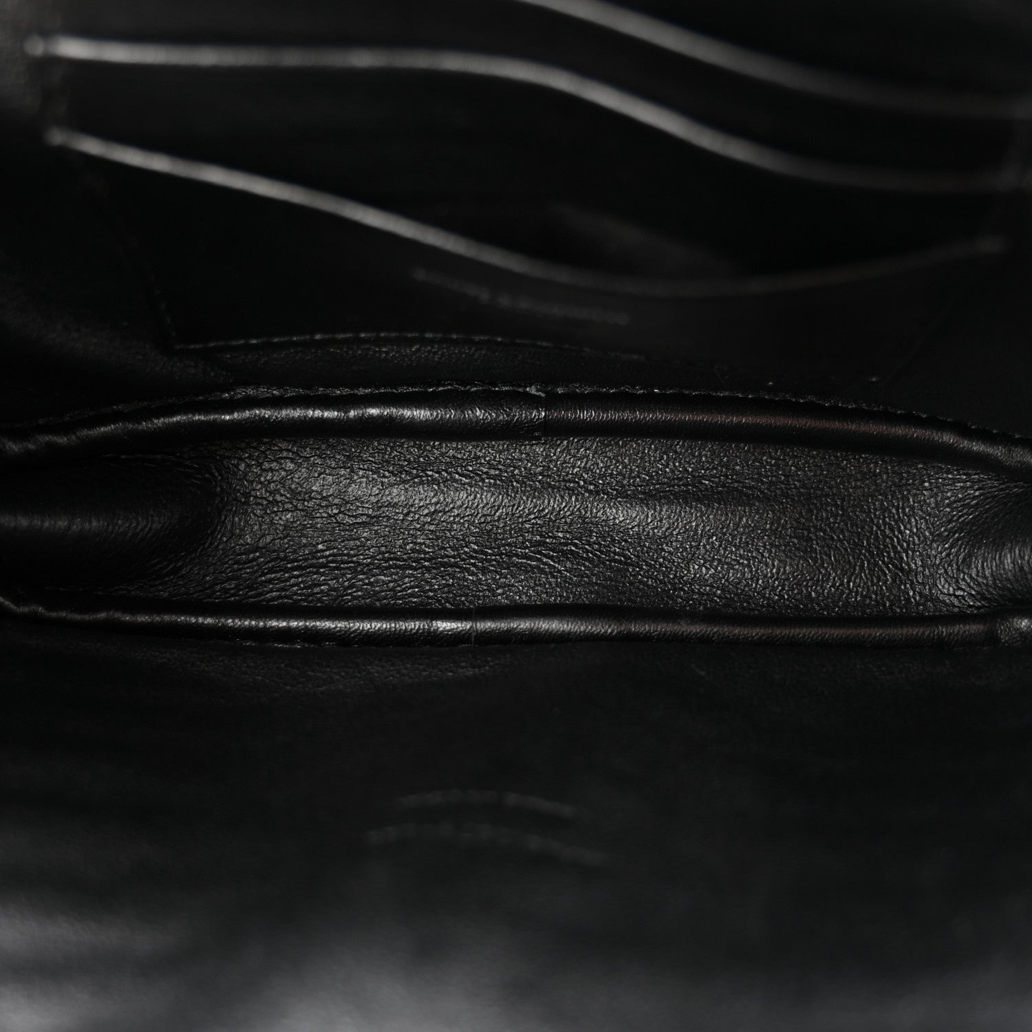 Saint Laurent Grain De Poudre Matelasse Monogram Mini Lou Camera Bag Black 5 of 10
