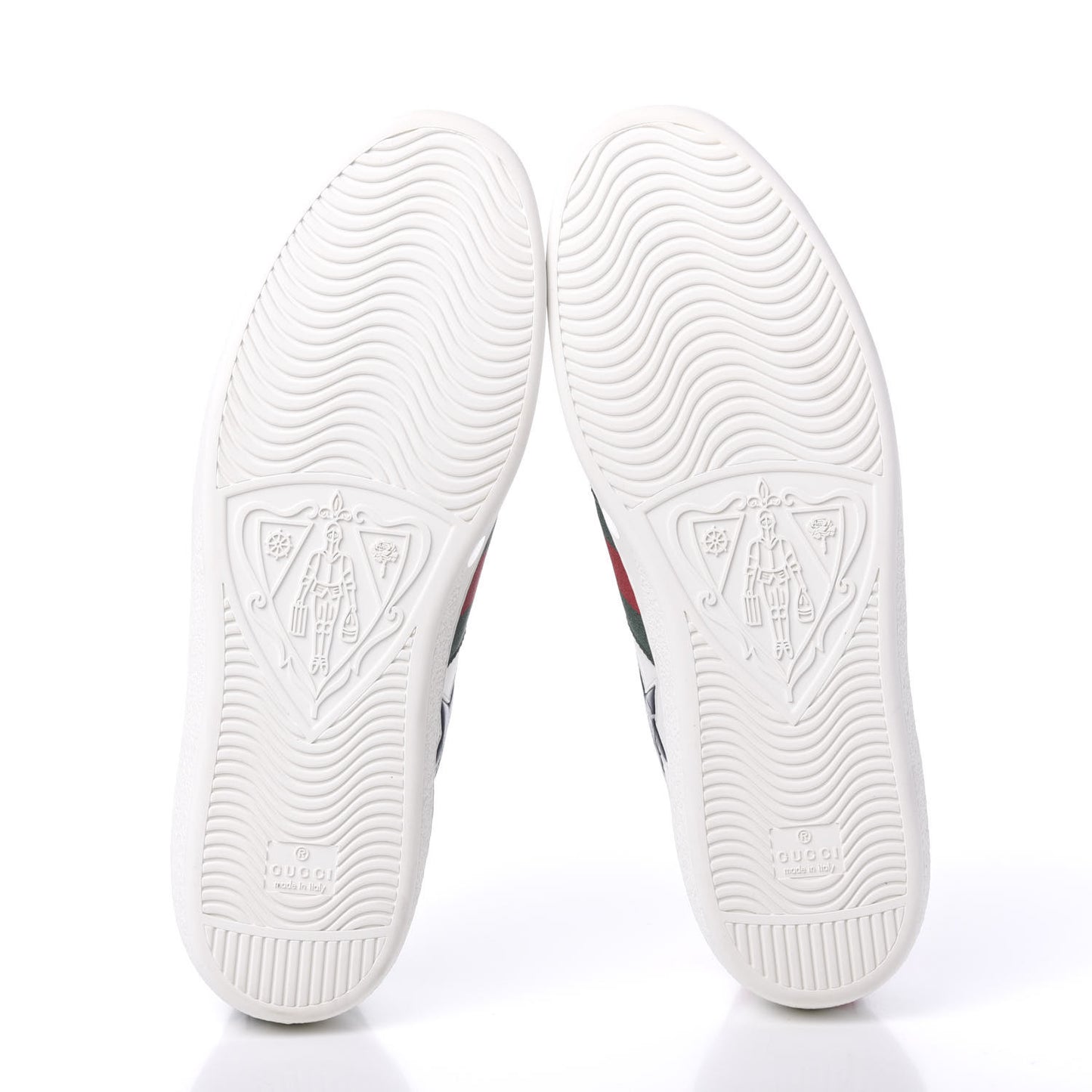 Calfskin Ayers Web Star Embroidered Mens Ace Sneakers 11 White Multi