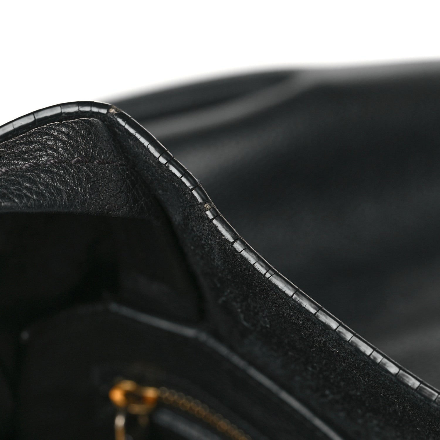 Celine Soft Grained Calfskin Small Belt Cabas Phantom Black 10 of 12