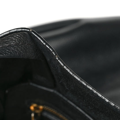 Celine Soft Grained Calfskin Small Belt Cabas Phantom Black 10 of 12