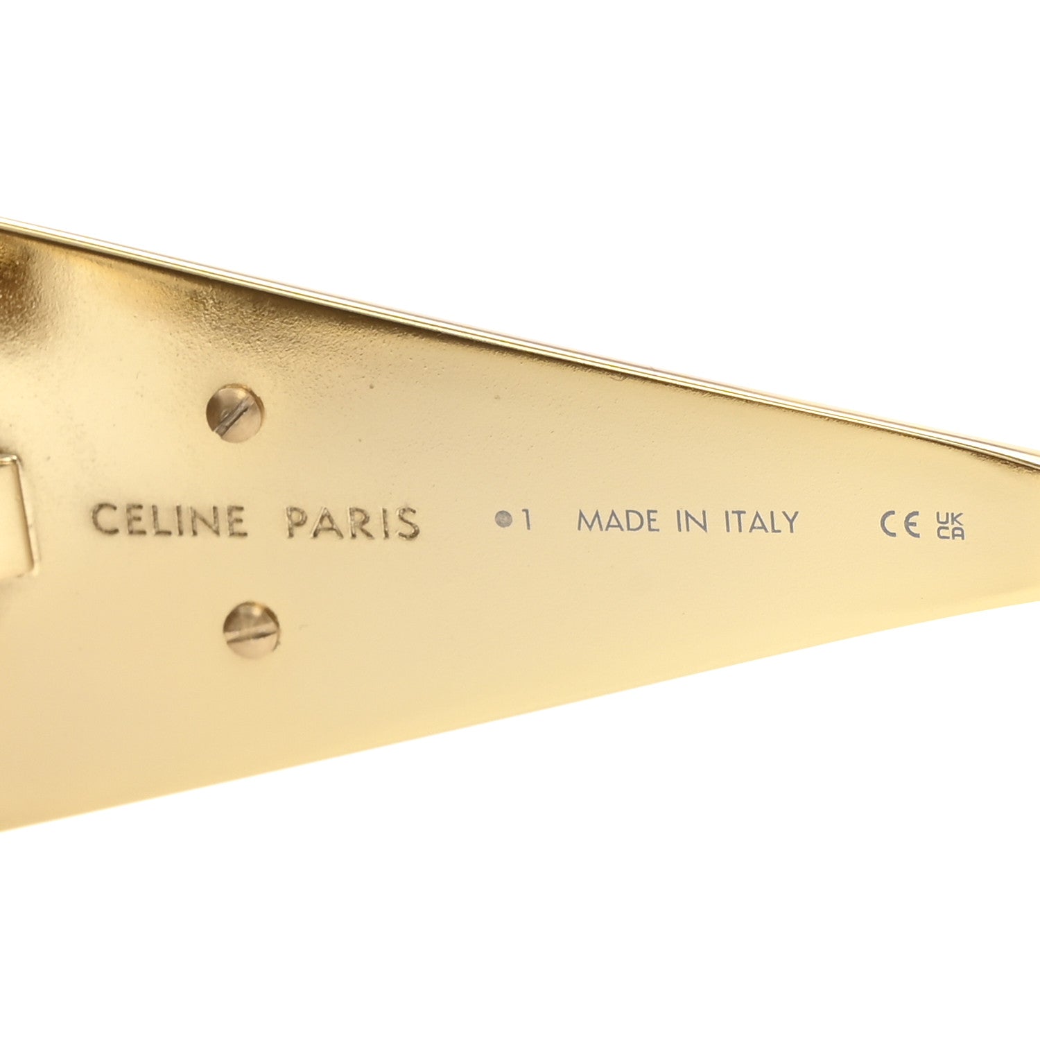 Celine Metal Triomphe Sunglasses CL40283U Gold 5 of 7