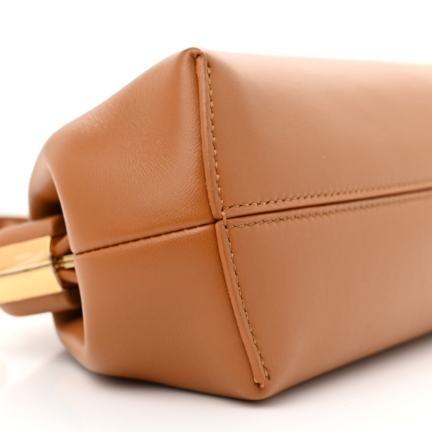 Shiny Nappa Small Fendi First Caramello
