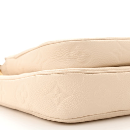 Louis Vuitton Empreinte Monogram Giant Multi Pochette Accessories Cream 9 of 11