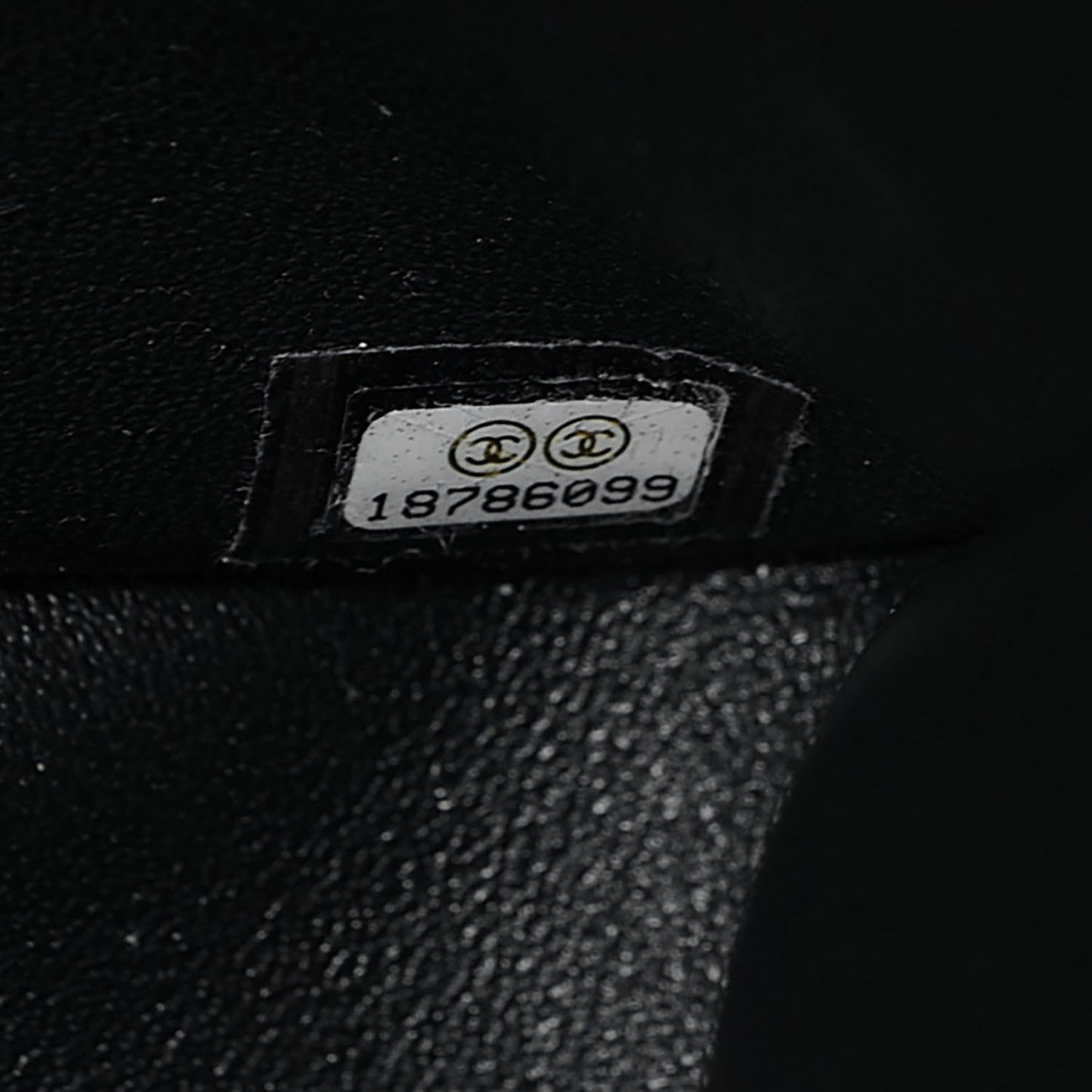 Patent Quilted Jumbo Double Flap Black