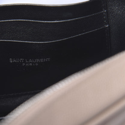 Saint Laurent Grain De Poudre Matelasse Monogram Mini Lou Camera Bag Gold Sand 6 of 10