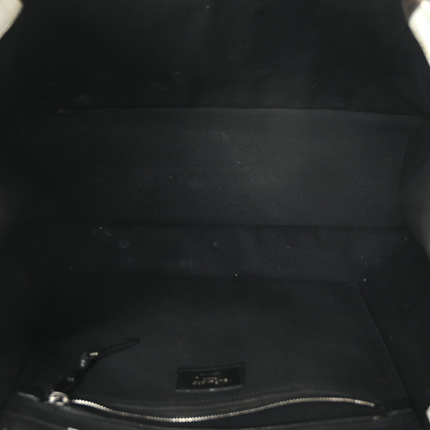 Saint Laurent Canvas Noe Striped Tote Black White 5 of 12