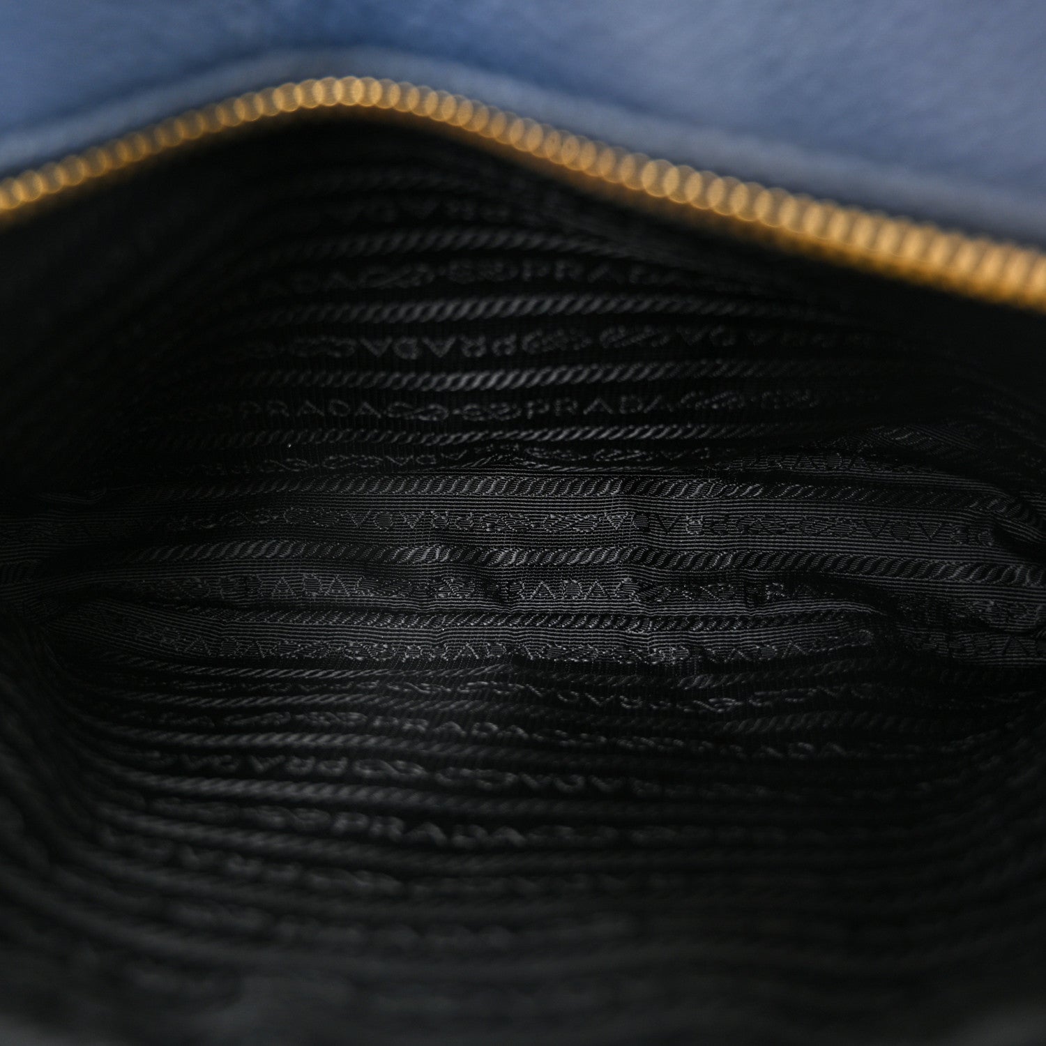 Prada Vitello Phenix Camera Bag Baltico 6 of 11