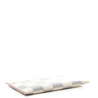 Louis Vuitton Damier Azur Daily Card Holder Rose Ballerine 4 of 8