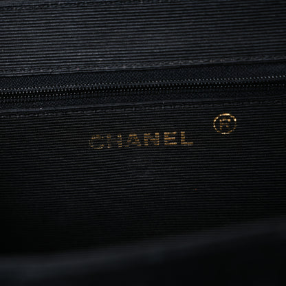 Chanel Velvet Vertical Horizontal Quilt Single Flap Black 6 of 10