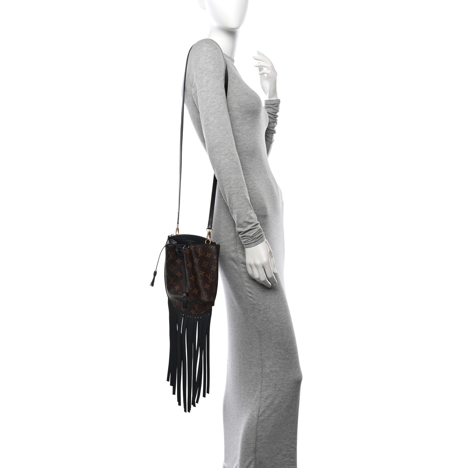 Louis Vuitton Monogram Fringed Noe 2 of 12