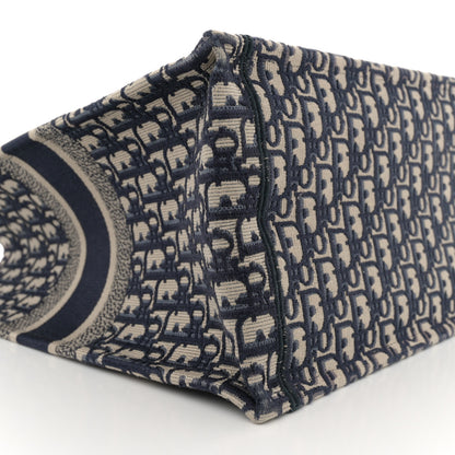 Christian Dior Oblique Large Book Tote Blue Multicolor 9 of 12