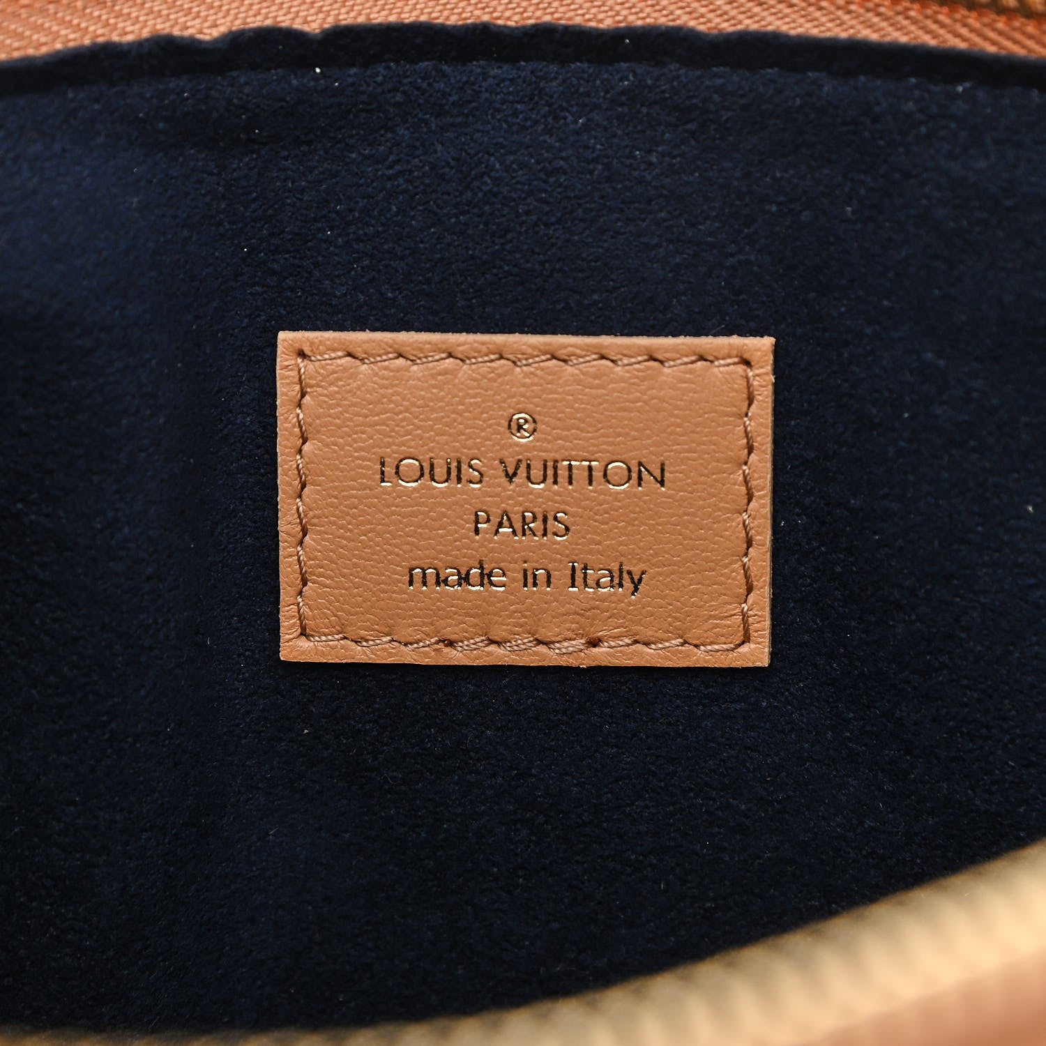 Louis Vuitton Lambskin Embossed Monogram Coussin PM Camel 7 of 9