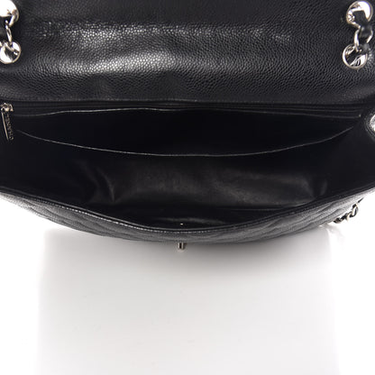 Chanel Caviar Quilted Maxi Single Flap Black 5 of 14