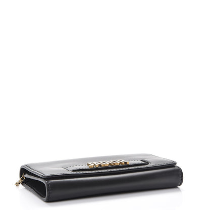 Christian Dior Calfskin J'adior Croisiere Chain Wallet Black 6 of 10