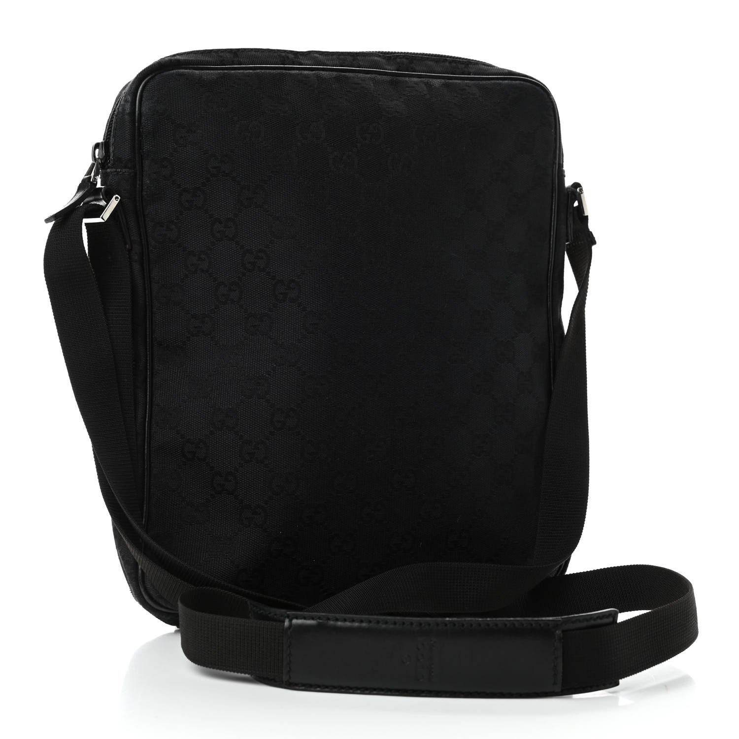 Gucci Monogram Messenger Bag Black 2 of 4