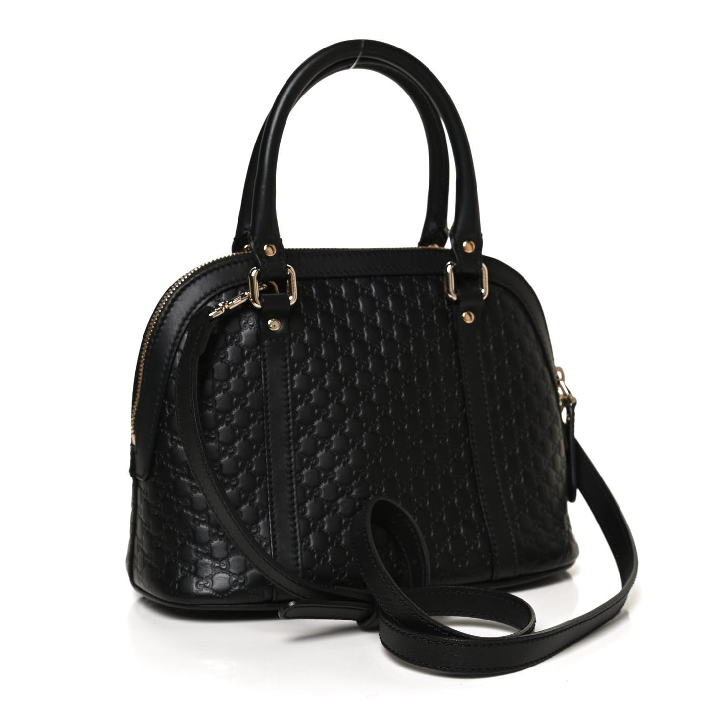 Microguccissima Mini Dome Bag Black