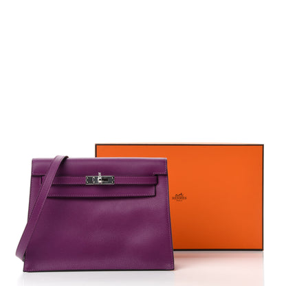 Hermes Evercolor Kelly Danse II Belt Bag Anemone 10 of 10